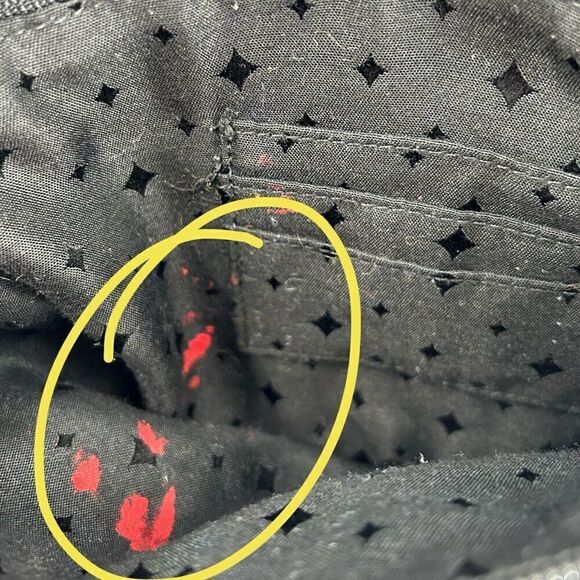 Vintage Fossil Black Leather Crossbody Front Flap Pocket Note Photos For Flaws - Picture 8 of 16